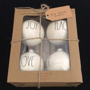 Rae Dunn by Magenta Ceramic Christmas Ornaments